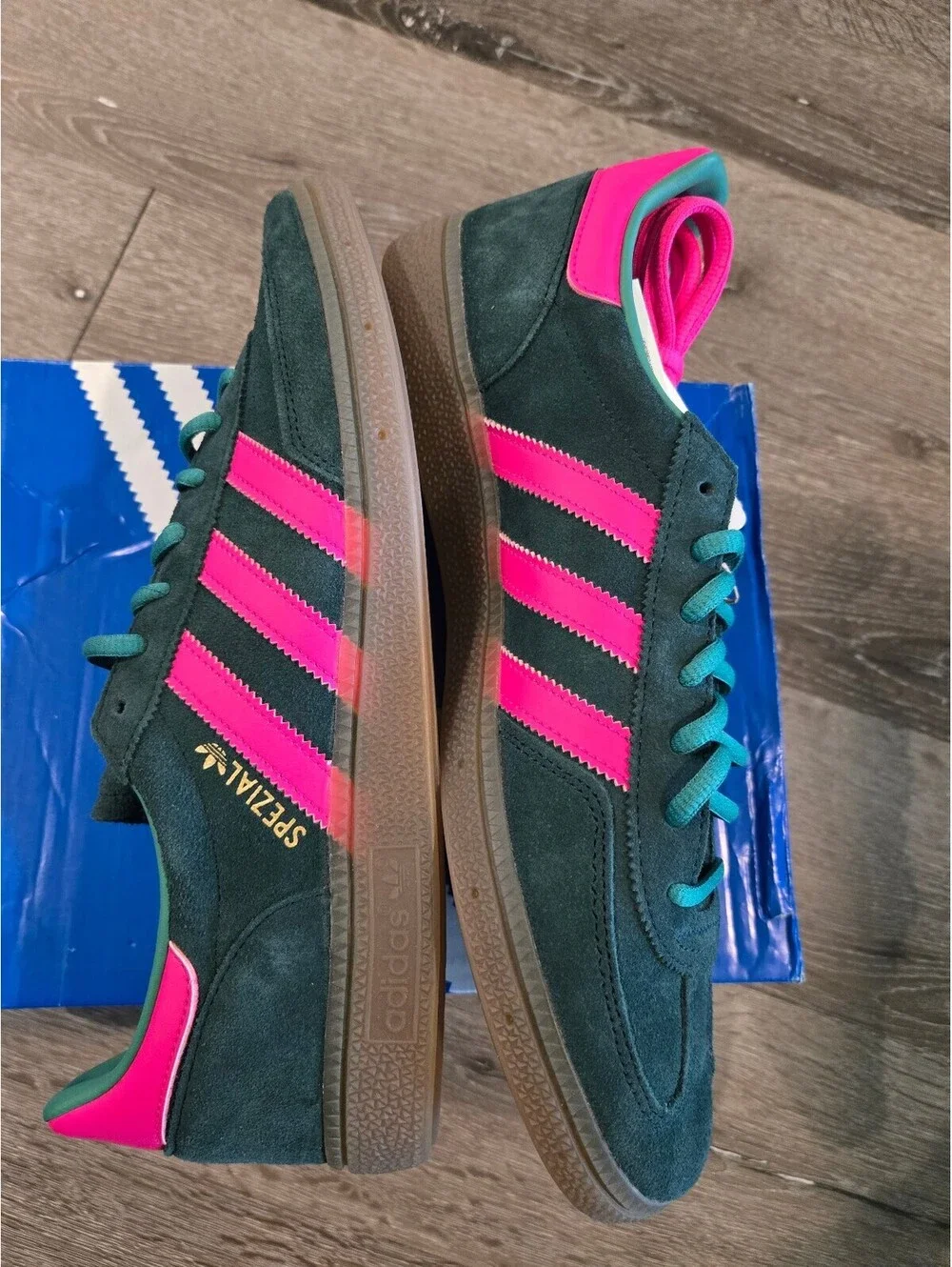 adidas Handball Spezial Aurivy Shopnk Gum HQ7269 Men's Size 11.5 NIB